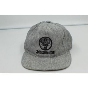 Jägermeister Blook Elk Gray Snapback Adjustable Flat bill Cap Hat